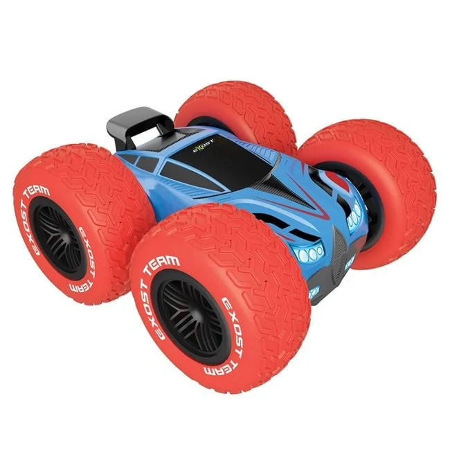 Masina cu telecomanda 360 cross de la exost, sfideaza obstacolele, 28x10x26cm, rosu