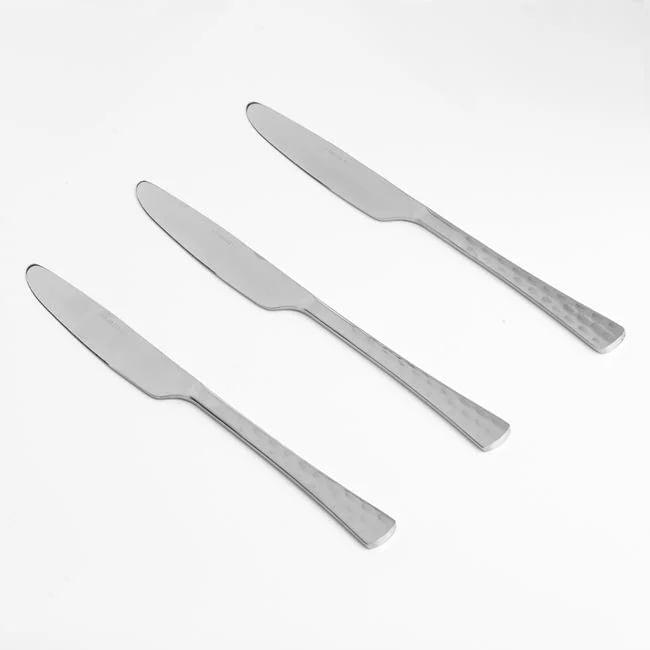 Cutite de masa, din otel inoxidabil, diametru 23cm, 3 buc, argintiu — imaginea 2
