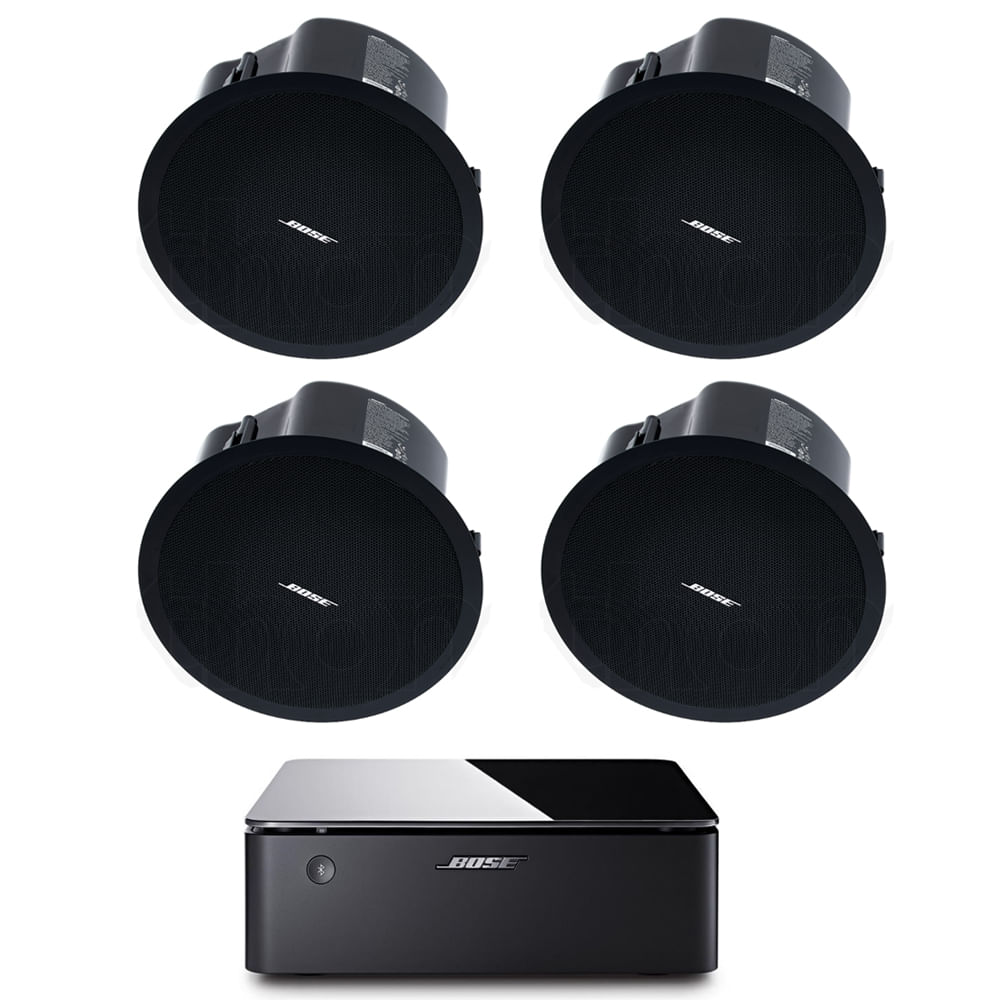 Boxe tavan negre Bose FS4CE + Bose Music Amplifier, WI-FI, Bluetooth