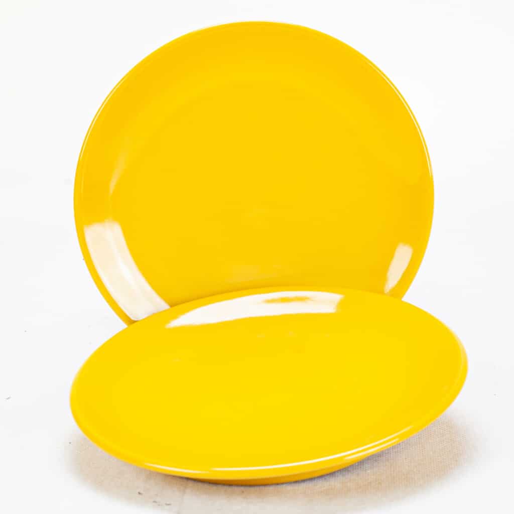 Set 6 farfurii desert Galben 16.5 cm