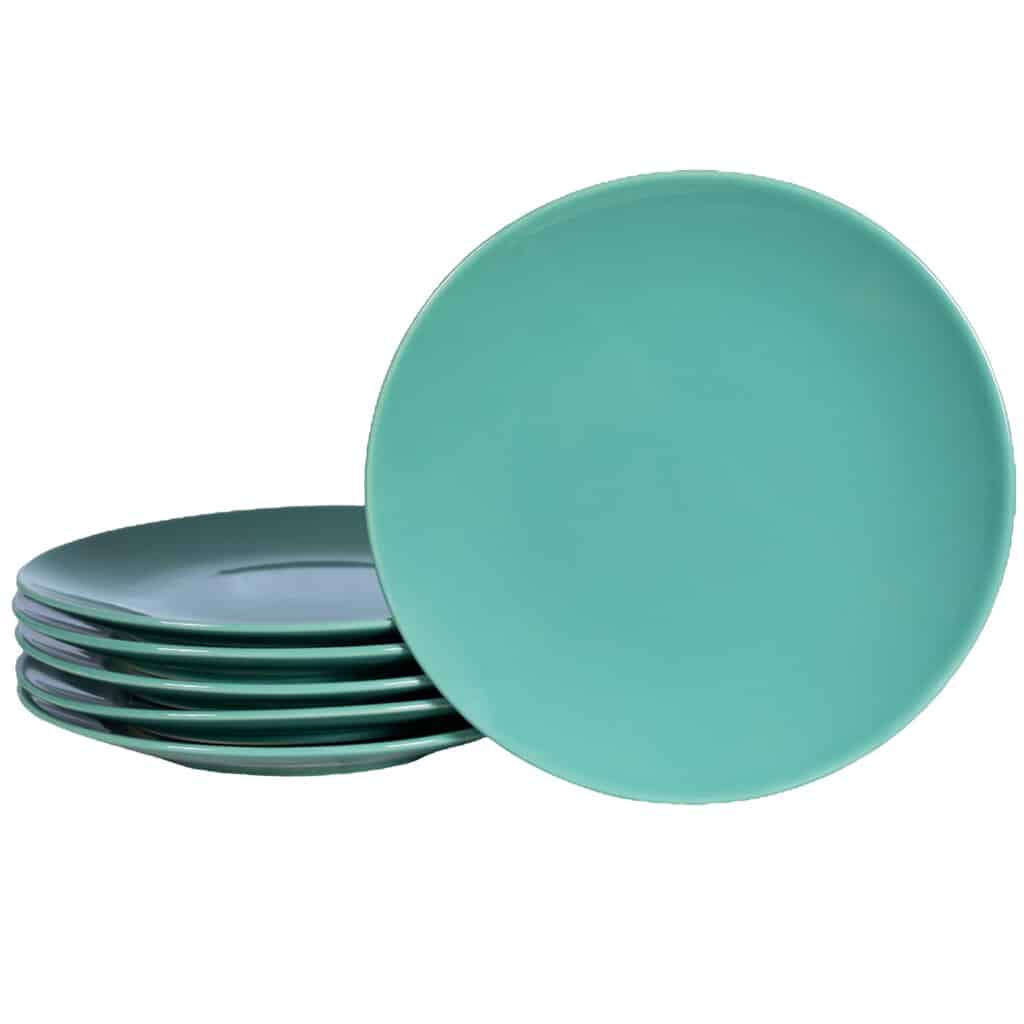 Set 6 farfurii desert 20 cm Turcoaz Lagun
