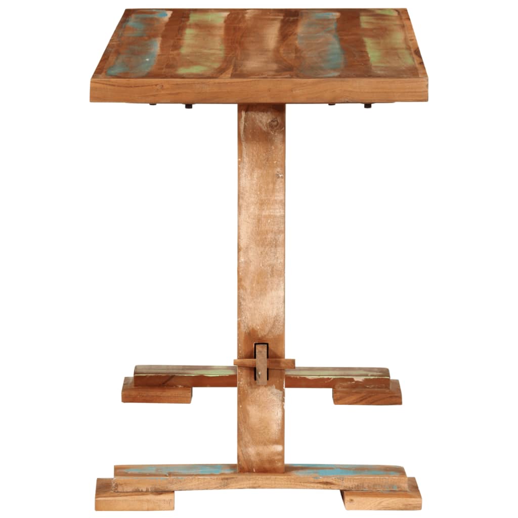 Masa de bucatarie, 110x55x78 cm, lemn masiv reciclat — imaginea 3