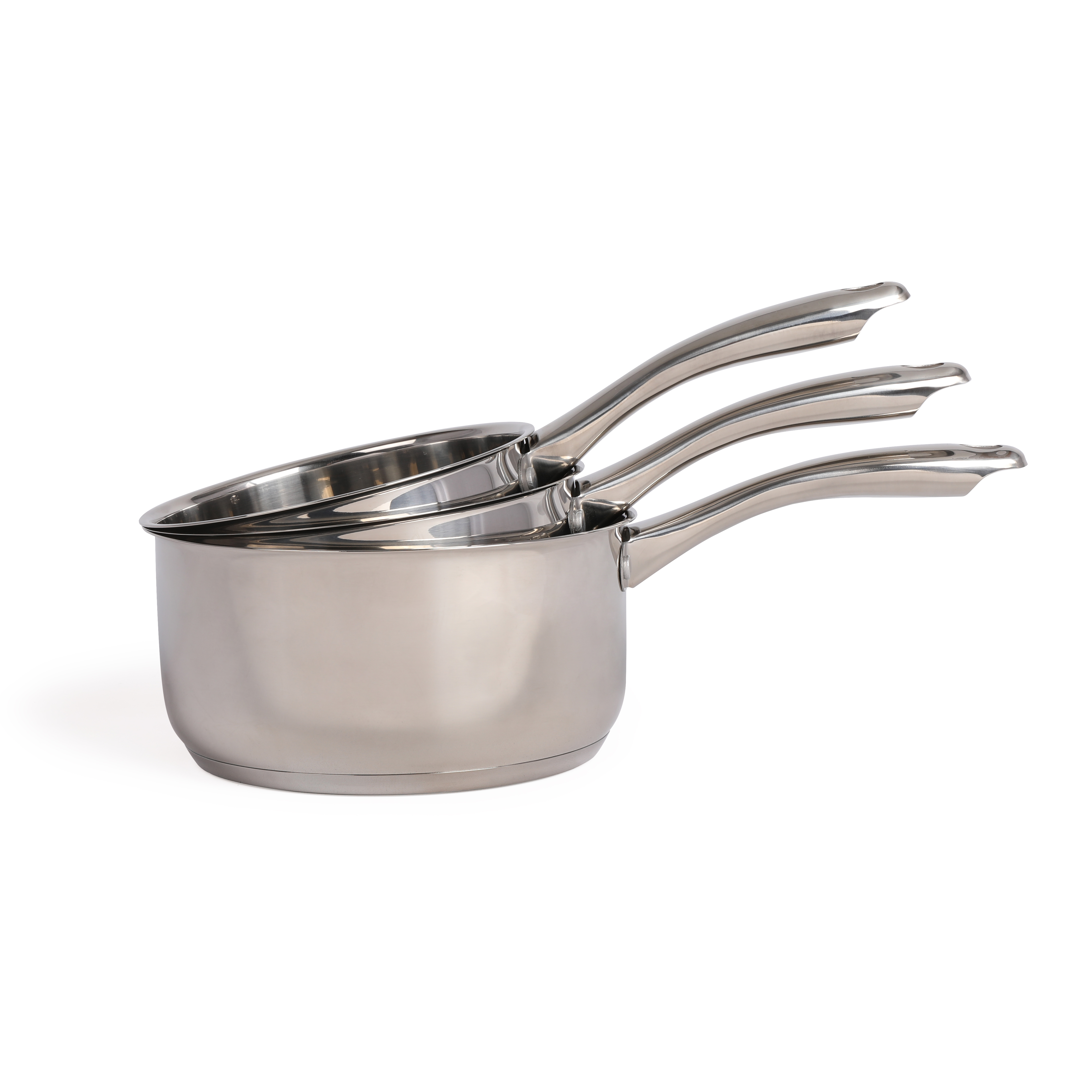 Set 3 Cratite captuseala din Inox Livoo MEP135, diametru 16, 18 si 20 cm — imaginea 2