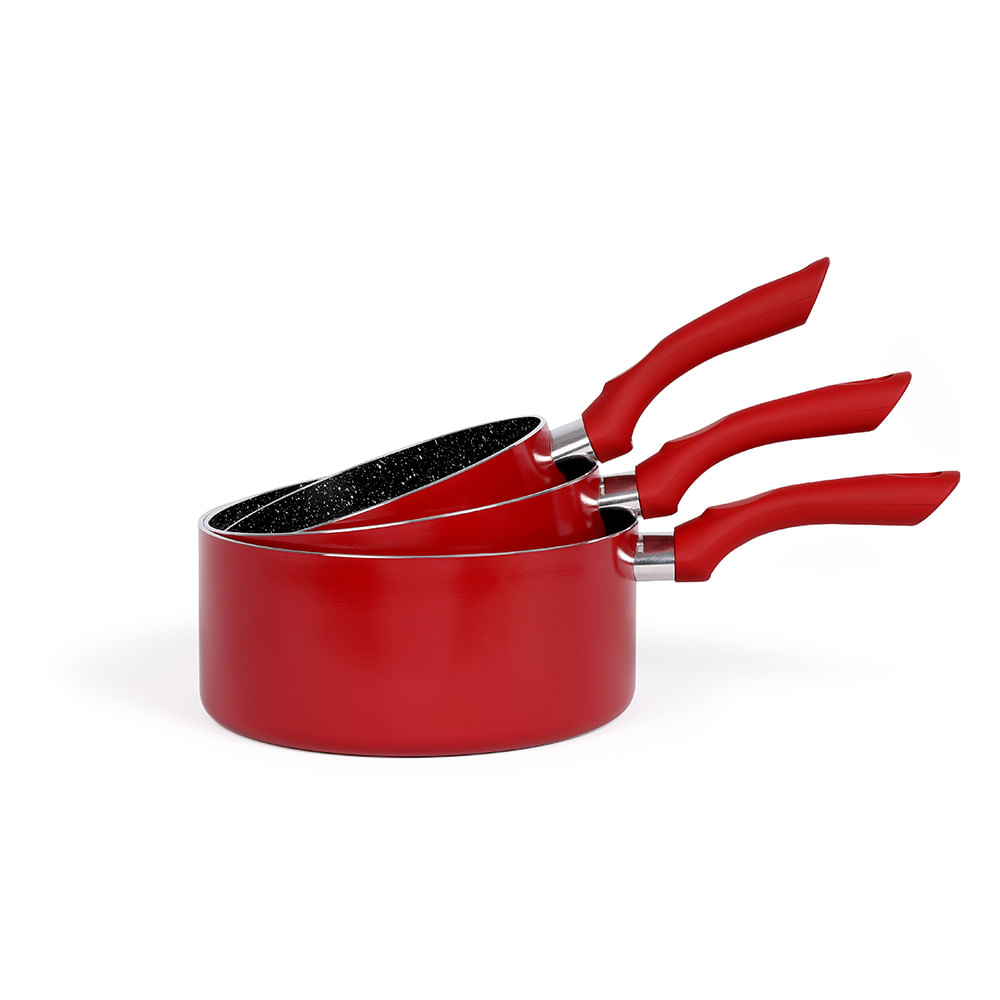 Set 3 Cratite MEN125RC, diametru 16, 18 si 20 cm — imaginea 2