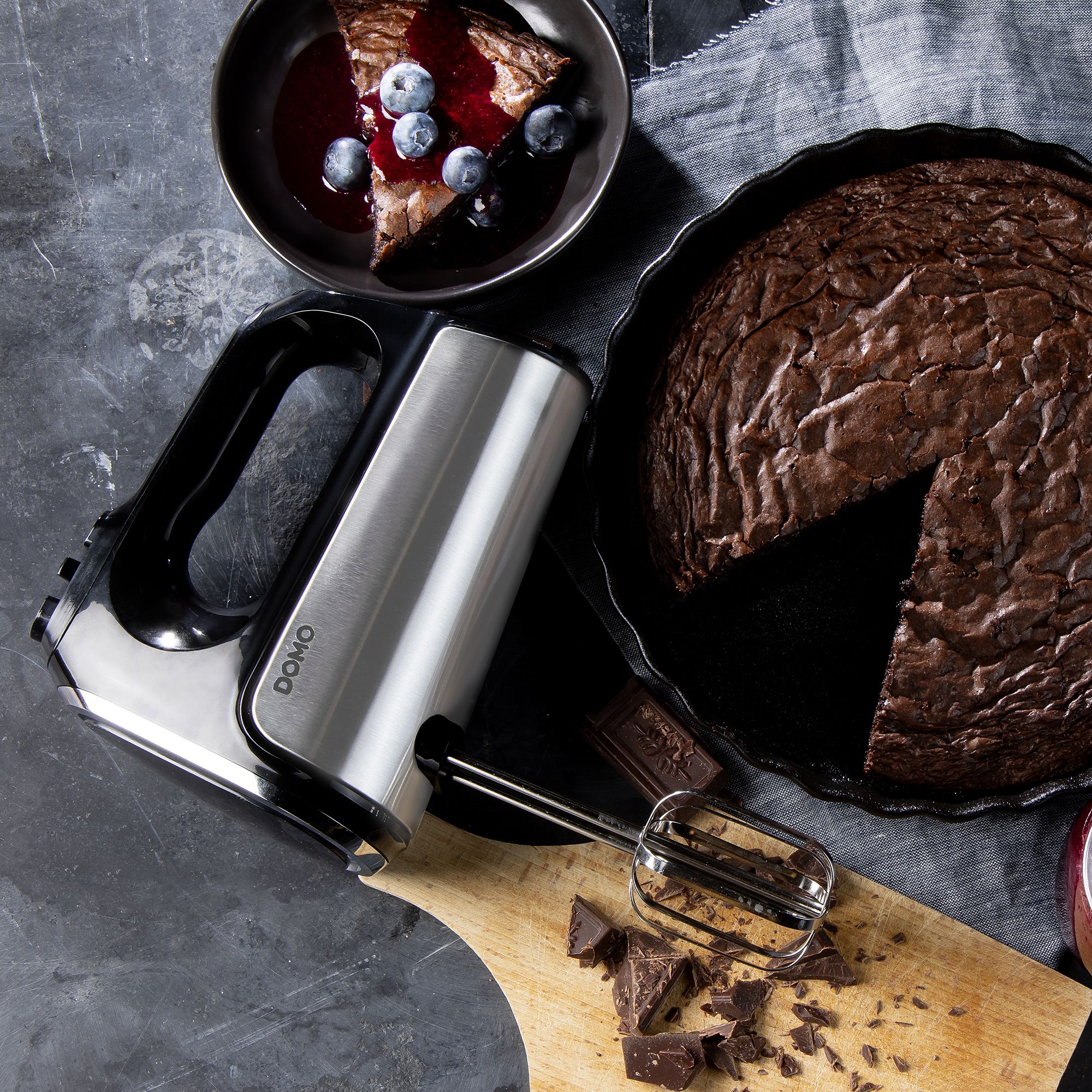 Mixer manual Domo DO9258M, 800 W, 5 trepte + functie Turbo