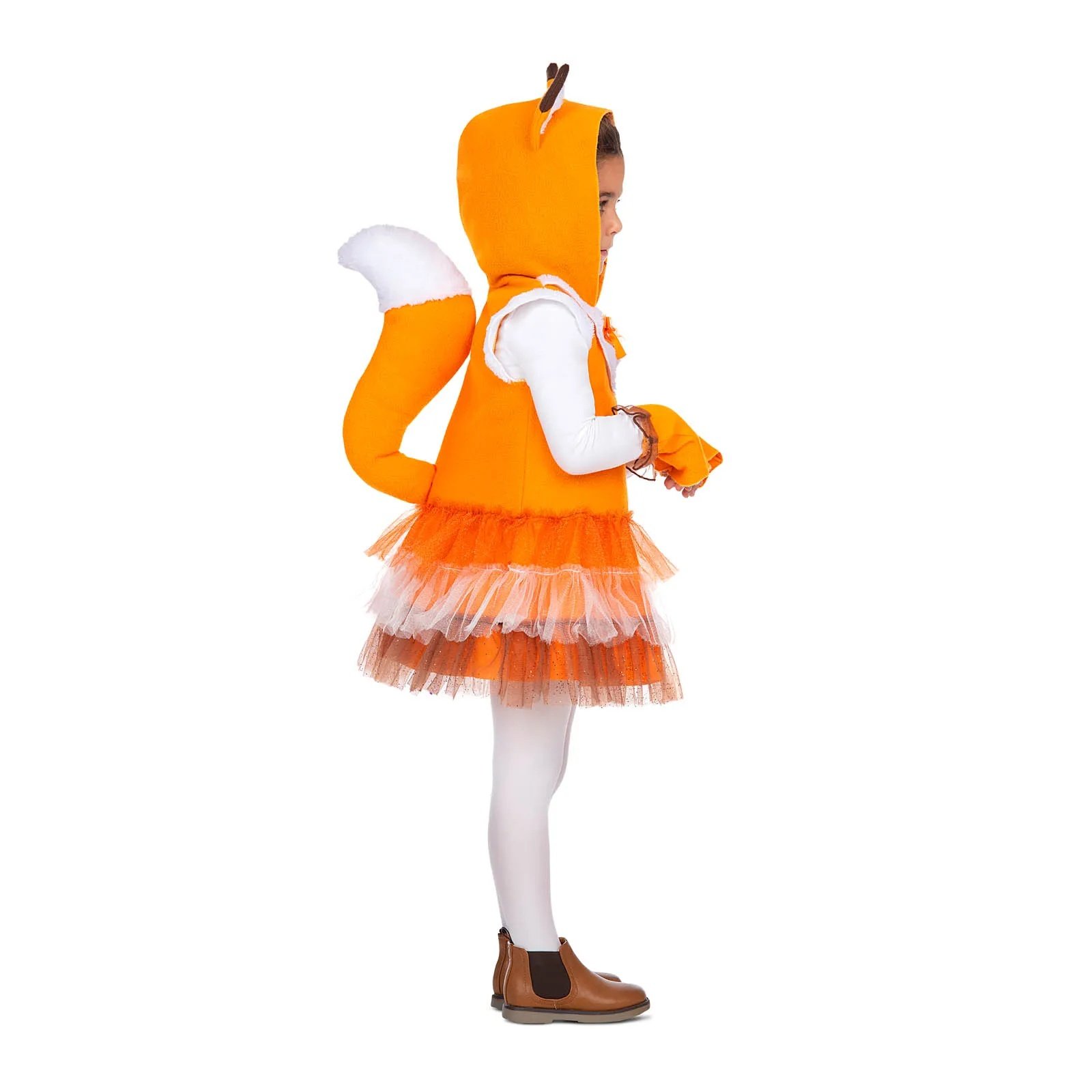 Costum vulpita Foxy KidMania® pentru fete 3-4 ani 104 cm - 2 | YEO