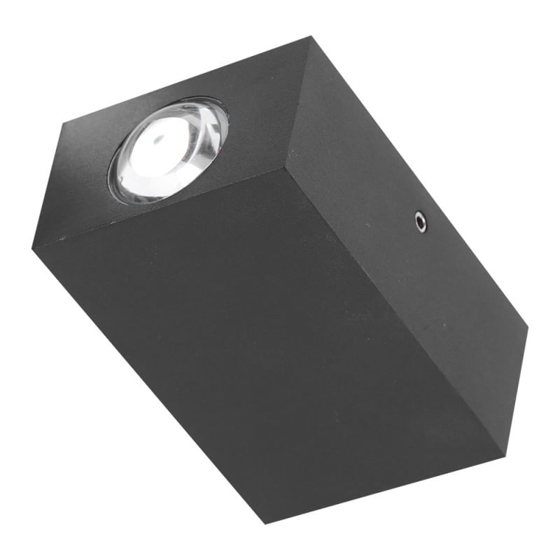 Aplica LED de perete Interior/Exterior Techstar®, Putere 2W, Culoare Lumina 4000K, 600 lm, 9x6 cm, IP 65, Negru - 3 | YEO