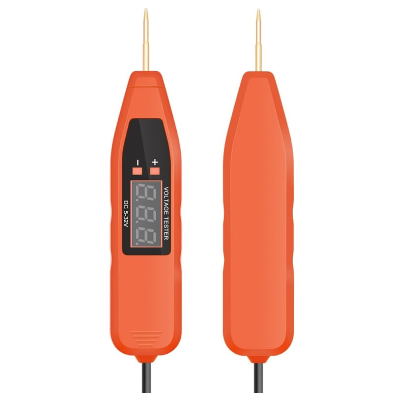 Lampa de Testare Auto Techstar®, 5-32V, Portocaliu, Verifica Sigurantele, Intrerupatoarele, Distribuitorii si