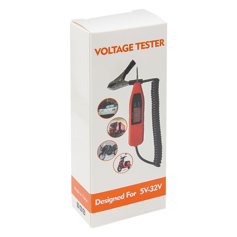 Lampa de Testare Auto Techstar®, 5-32V, Portocaliu, Verifica Sigurantele, Intrerupatoarele, Distribuitorii si - imagine 5