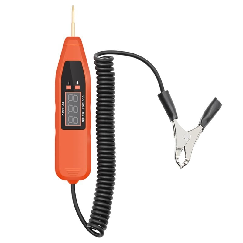 Lampa de Testare Auto Techstar®, 5-32V, Portocaliu, Verifica Sigurantele, Intrerupatoarele, Distribuitorii si - imagine 7