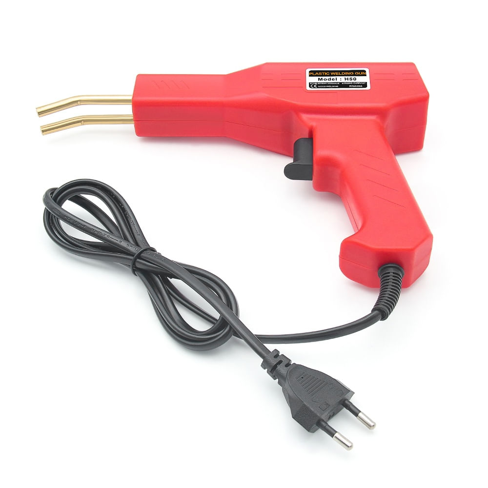 Trusa Profesionala de Sudat Plastic cu Pistol pentru Repararea Fisurilor, 50W, 200 Capse, Inclusiv Geanta de Transport - 4 | YEO