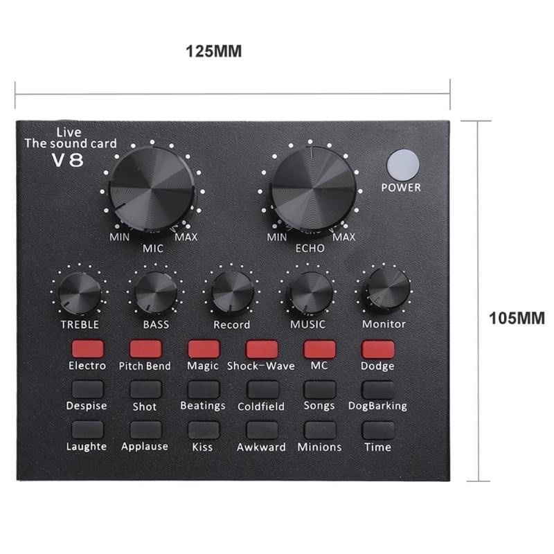 Placa de sunet V8 Webcast Techstar®, Interfata Audio USB, Negru - 4 | YEO