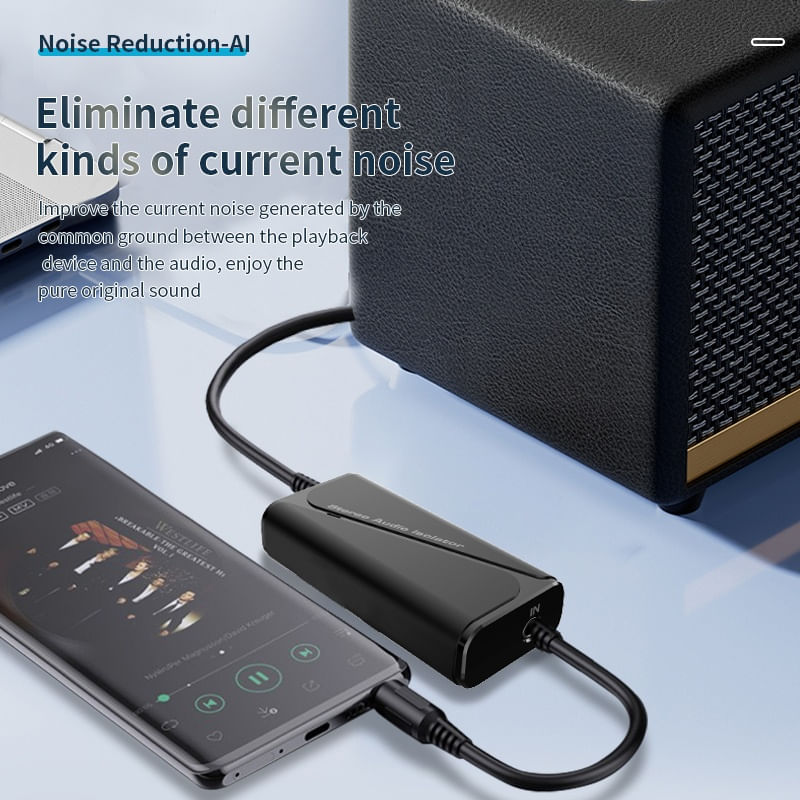 Adaptor Audio Bluetooth 2 in 1 Techstar M29, Versiune 5.4, Izolator de Zgomot, Anti-interferenta, Sunet Clar - imagine 6