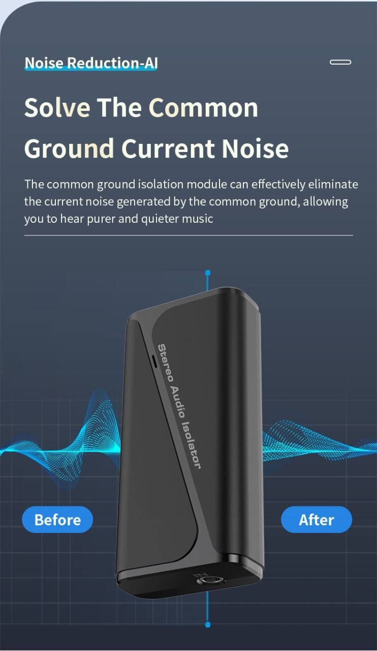 Adaptor Audio Bluetooth 2 in 1 Techstar M29, Versiune 5.4, Izolator de Zgomot, Anti-interferenta, Sunet Clar - imagine 8