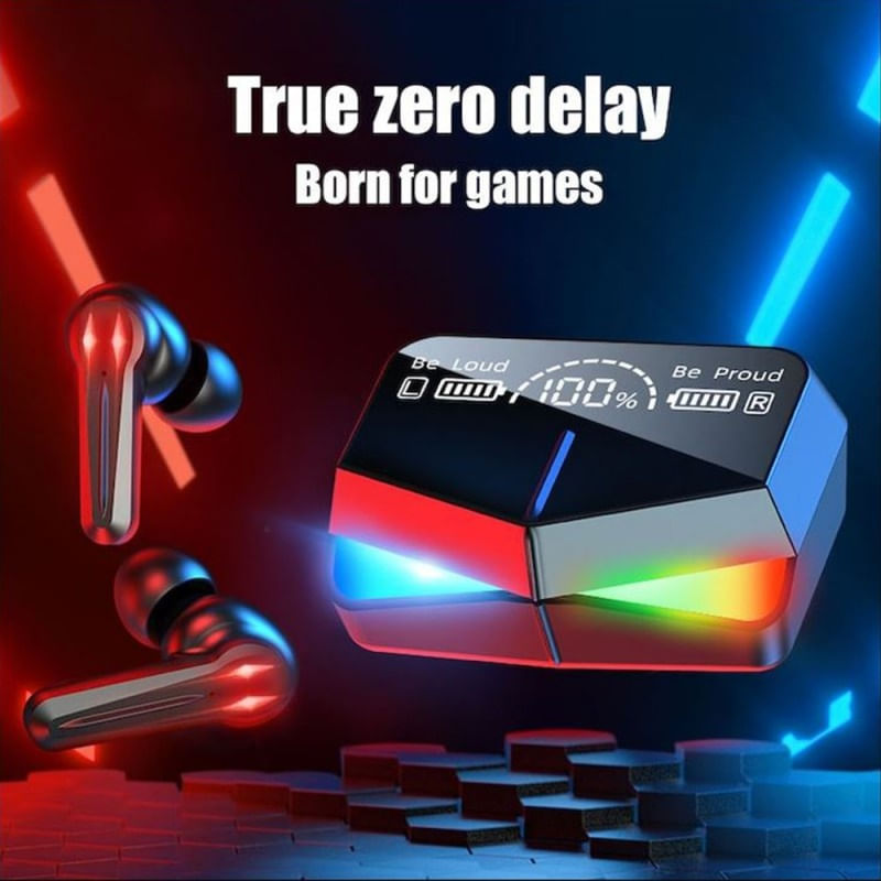 Casti Bluetooth Pentru Gaming Techstar® M28, Bluetooth 5.1, Microfon, Control Prin Atingere, Indicator LED, Rezistente - 2 | YEO
