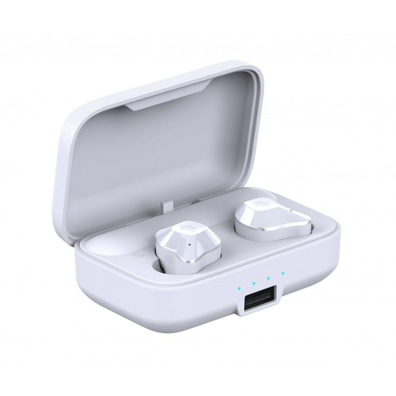 Casti Smart Techstar® TWS S15 , Wireless, Bluetooth V5.0, HD Audio, Touch, IPX6, iOS, Android, 1500mAh, Alb - 2 | YEO