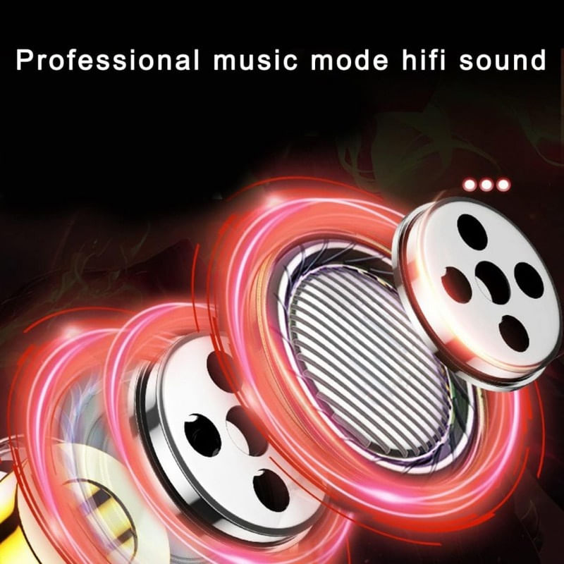Casti Bluetooth Pentru Gaming Techstar® K98, Bluetooth 5.1, Microfon, Control Prin Atingere, Indicator LED, Rezistente - 2 | YEO
