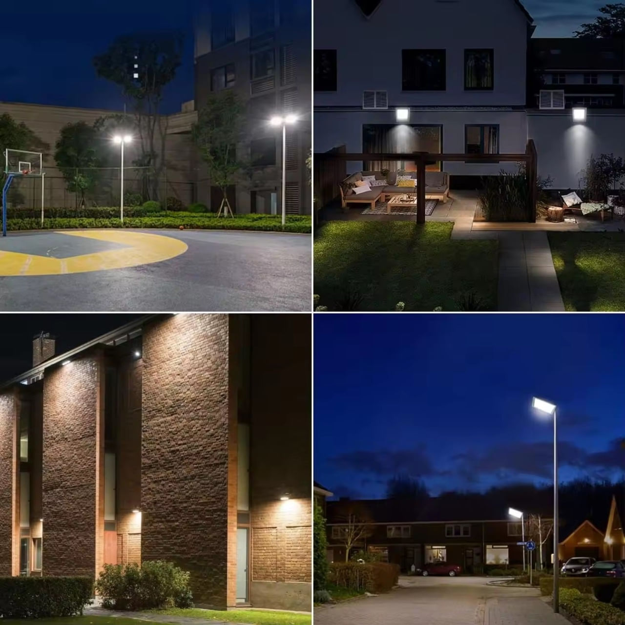 Proiector cu LED-uri de 100W, 10000LM, pentru exterior sau interior, IP66, din sticla mata anti-orbire - imagine 5