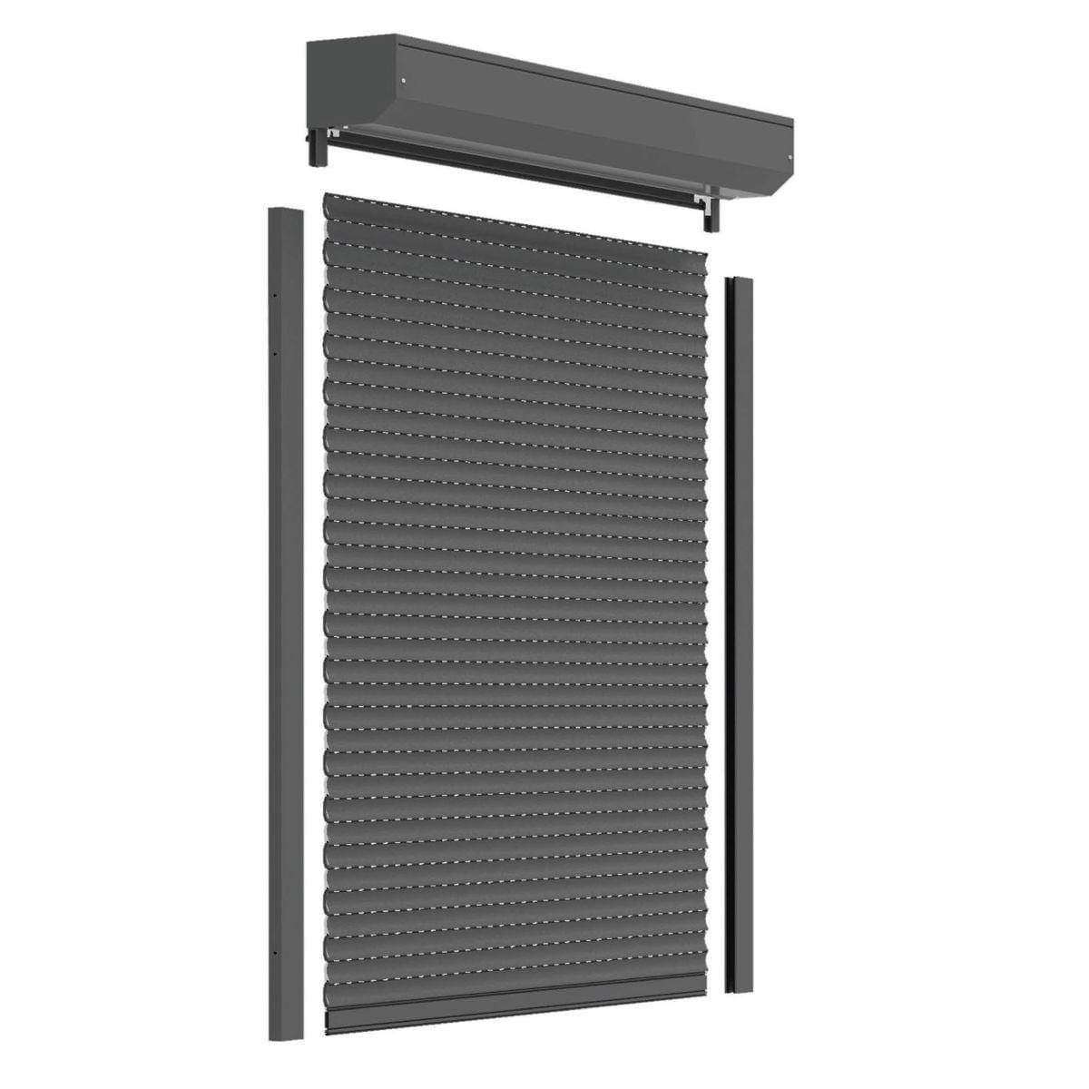 Rulou exterior aluminiu, Italbox, 150x190cm, Gri antracit
