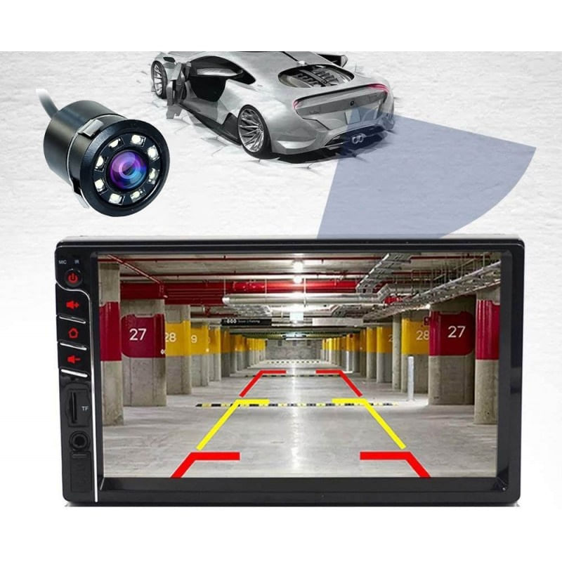 MP5 Player Techstar® 7033, 2DIN, Camera Marsarier, Ecran HD Touch 7