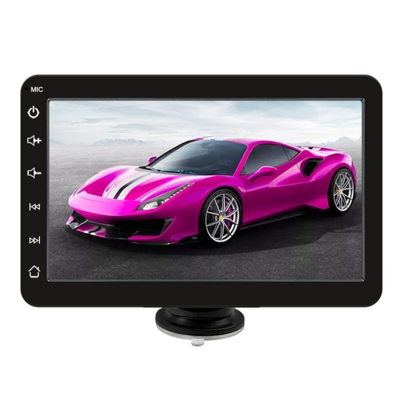 Sistem Multimedia Techstar® Apple Carplay/Android 7095P, Ecran Tactil, 7 Inch 1080P Full HD, Bluetooth, Mirror