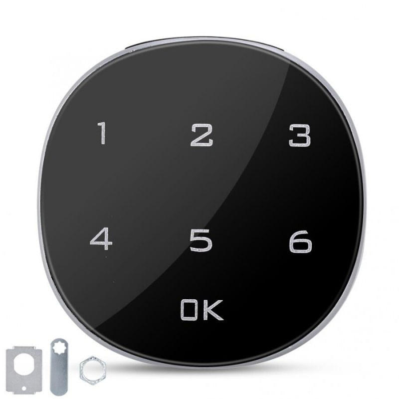 Incuietoare Inteligenta Techstar®, Touch Screen Digital, 20mm, Alarma, Cod, Alimentare CR2023 si MicroUSB - 4 | YEO