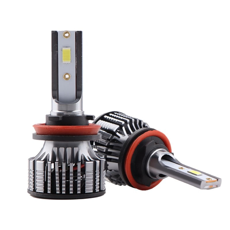 Set 2 LED-Uri Auto Techstar® V8, H11, 120W, 12-24V, 15000 Lumeni, 6000K, Unghi Fascicul 360°, CSP 3570, Canbus - 2 | YEO