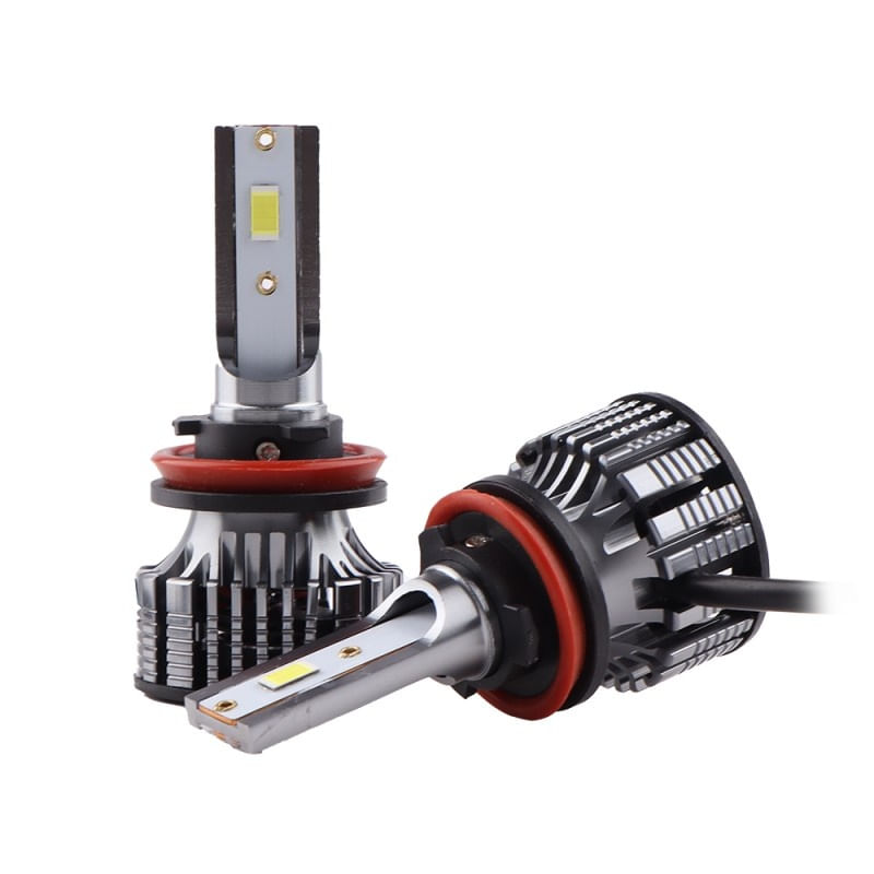 Set 2 LED-Uri Auto Techstar® V8, H11, 120W, 12-24V, 15000 Lumeni, 6000K, Unghi Fascicul 360°, CSP 3570, Canbus - 4 | YEO