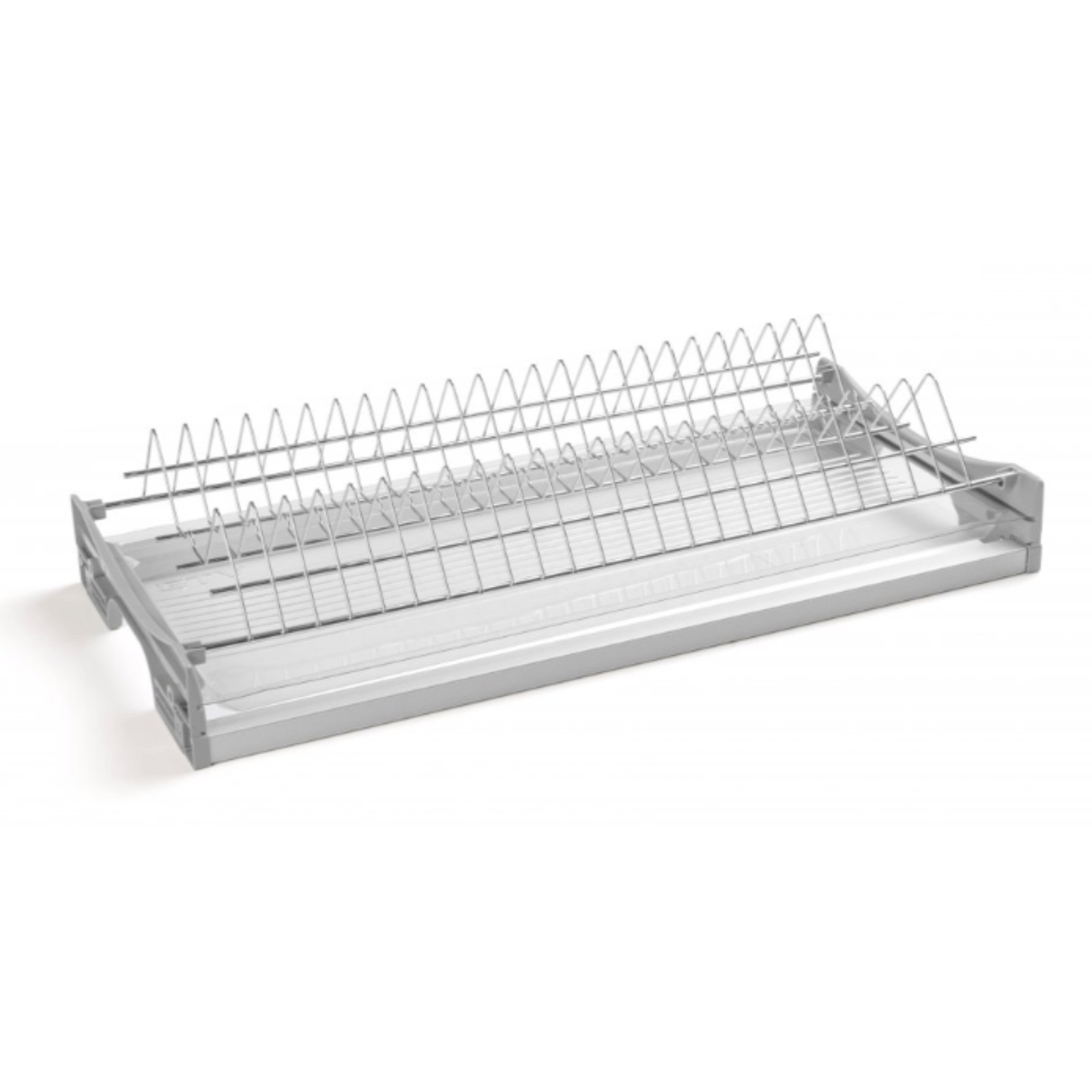 Scurgator Vase, GTV, 2 Nivele, 2 Tavi, Pentru Dulap de 800mm, Interior dulap 764mm, Pentru Placi 16-18mm, Crom - 2 | YEO