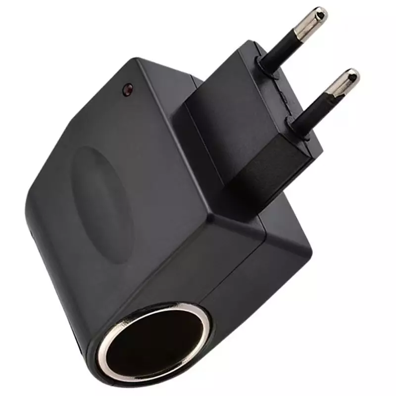 Mini convertor de tensiune 220 V la 12 V, Gonga® Negru - 4 | YEO