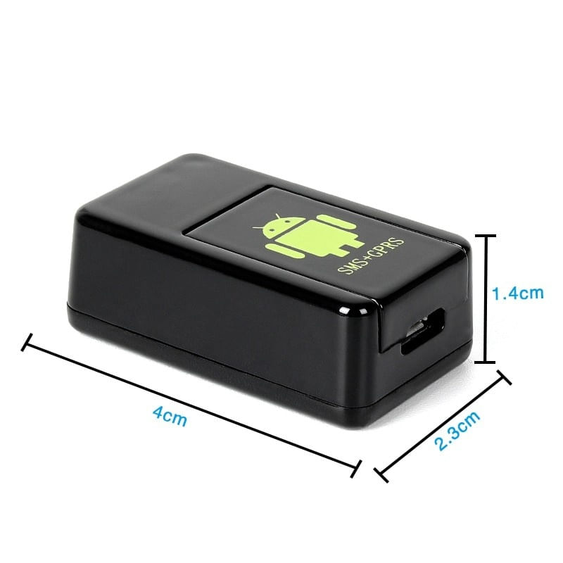 Mini GPS Tracker Techstar® GF-08, Localizare GPS, Microfon, MicroSD, SIM GPRS si MMS, Negru - 4 | YEO