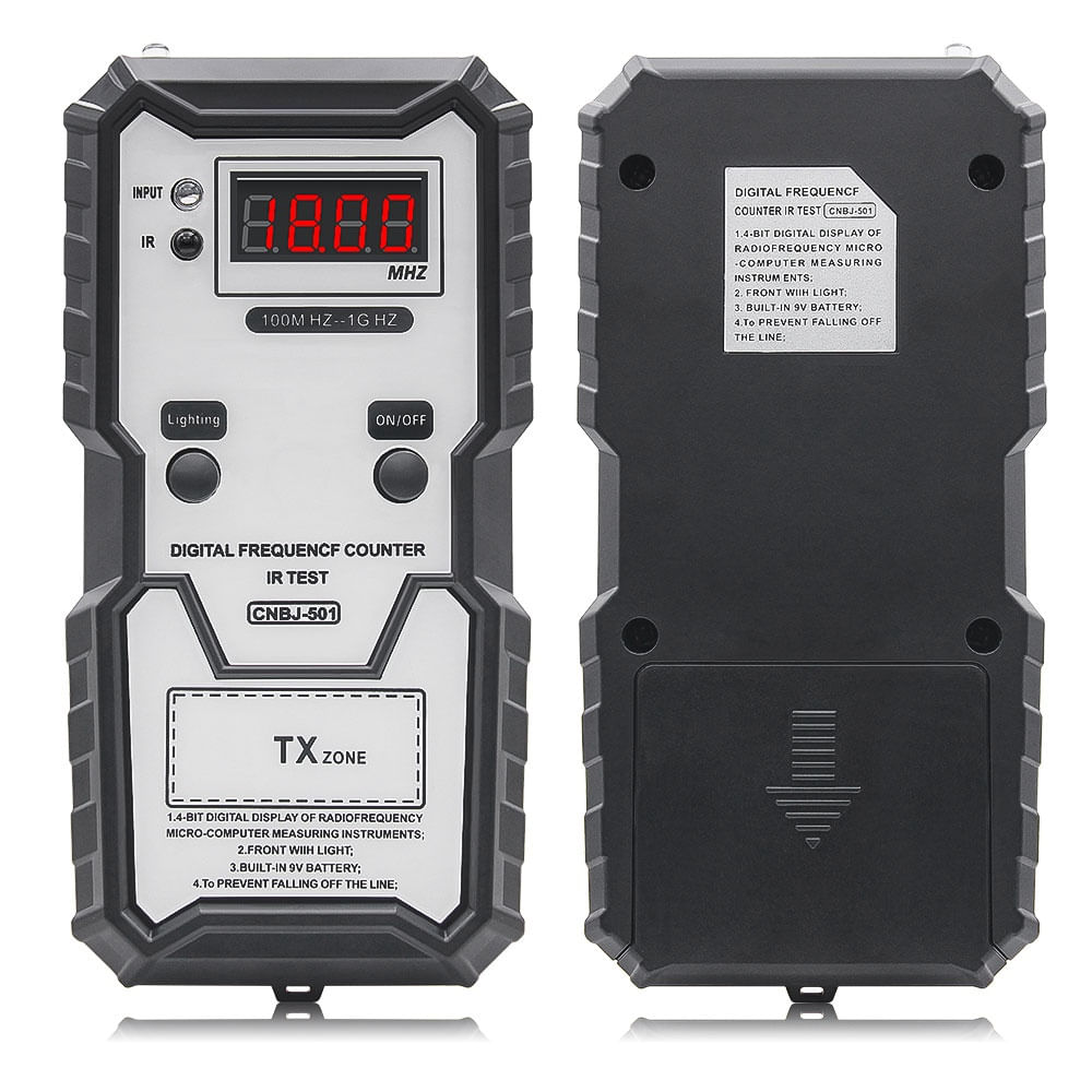 Tester Digital de Frecventa pentru Telecomenzi Auto Techstar, Inalta Precizie, 100M HZ to 1G HZ, IR, Lumina LED - 2 | YEO