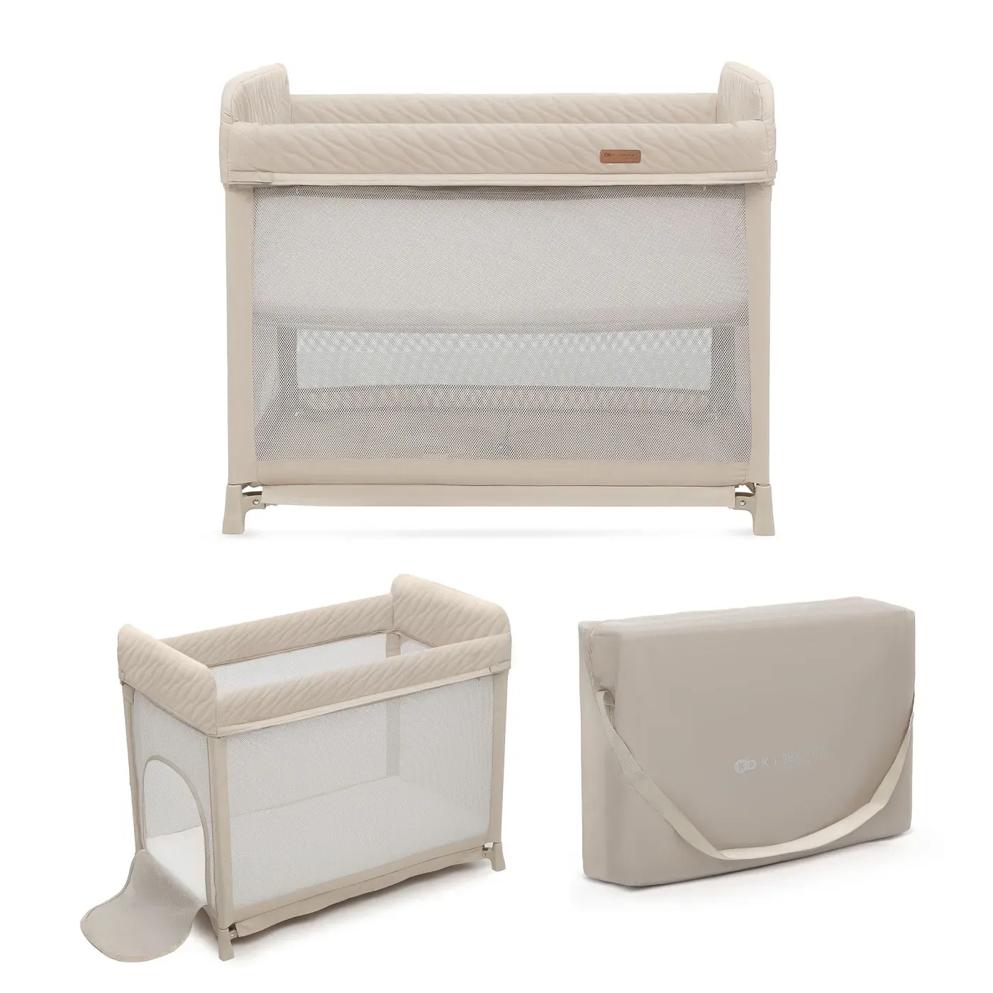 Patut De Calatorie Kinderkraft Moon Dream, Beige