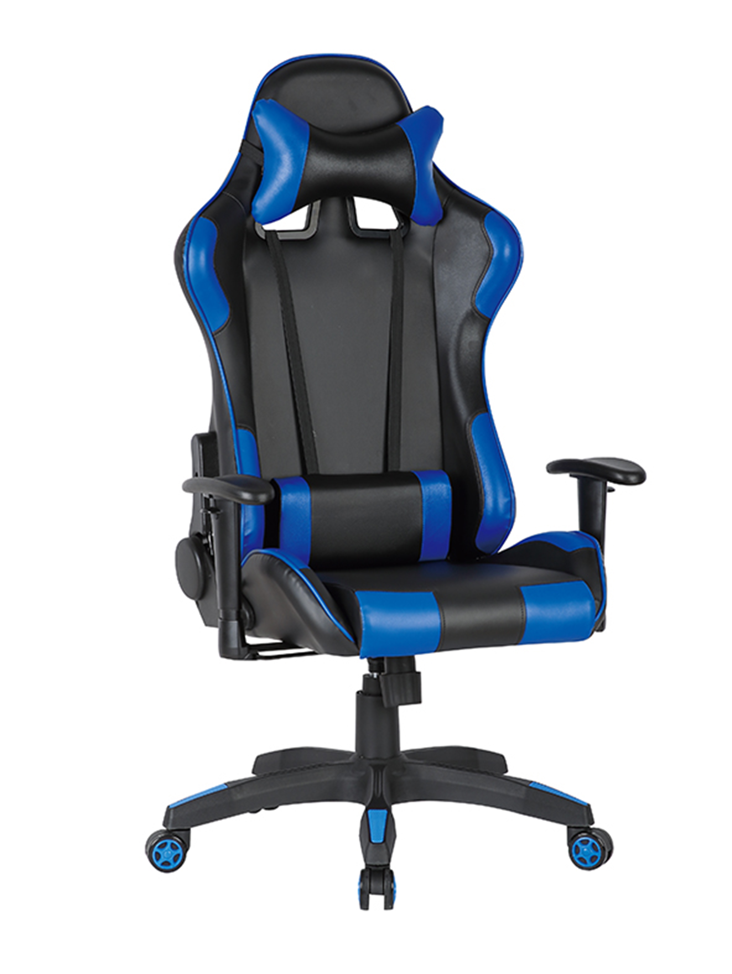 Scaun gaming US90 Silverstone, negru si albastru, 68.5x61.5x125-134.5 cm - 4 | YEO