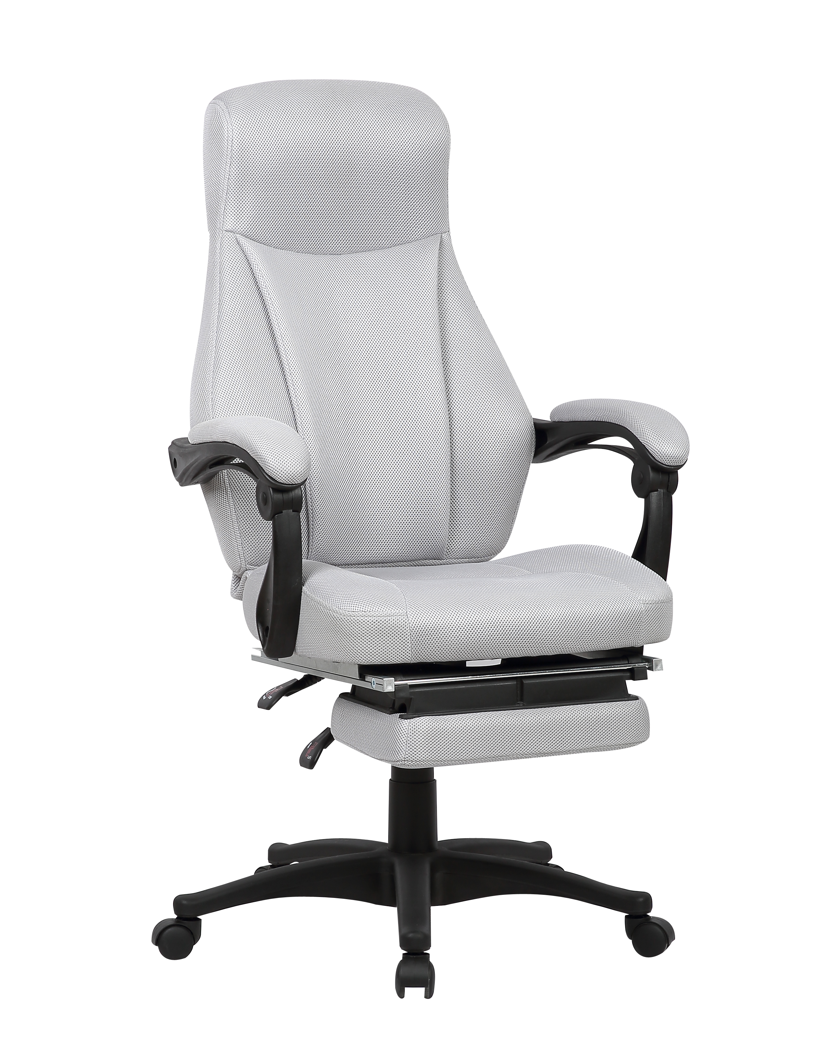 Scaun gaming US105 Melbourne, gri, 57x65x115-124.5 cm - 4 | YEO