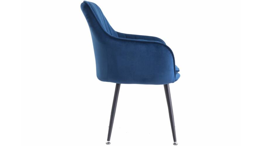 Scaun living Tida, albastru, 58x56x86 cm - 1 | YEO