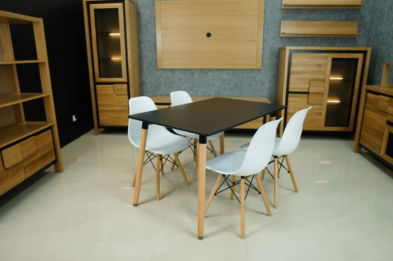 Scaun living Lunaria, alb, 46.5x56x81 cm - 4 | YEO