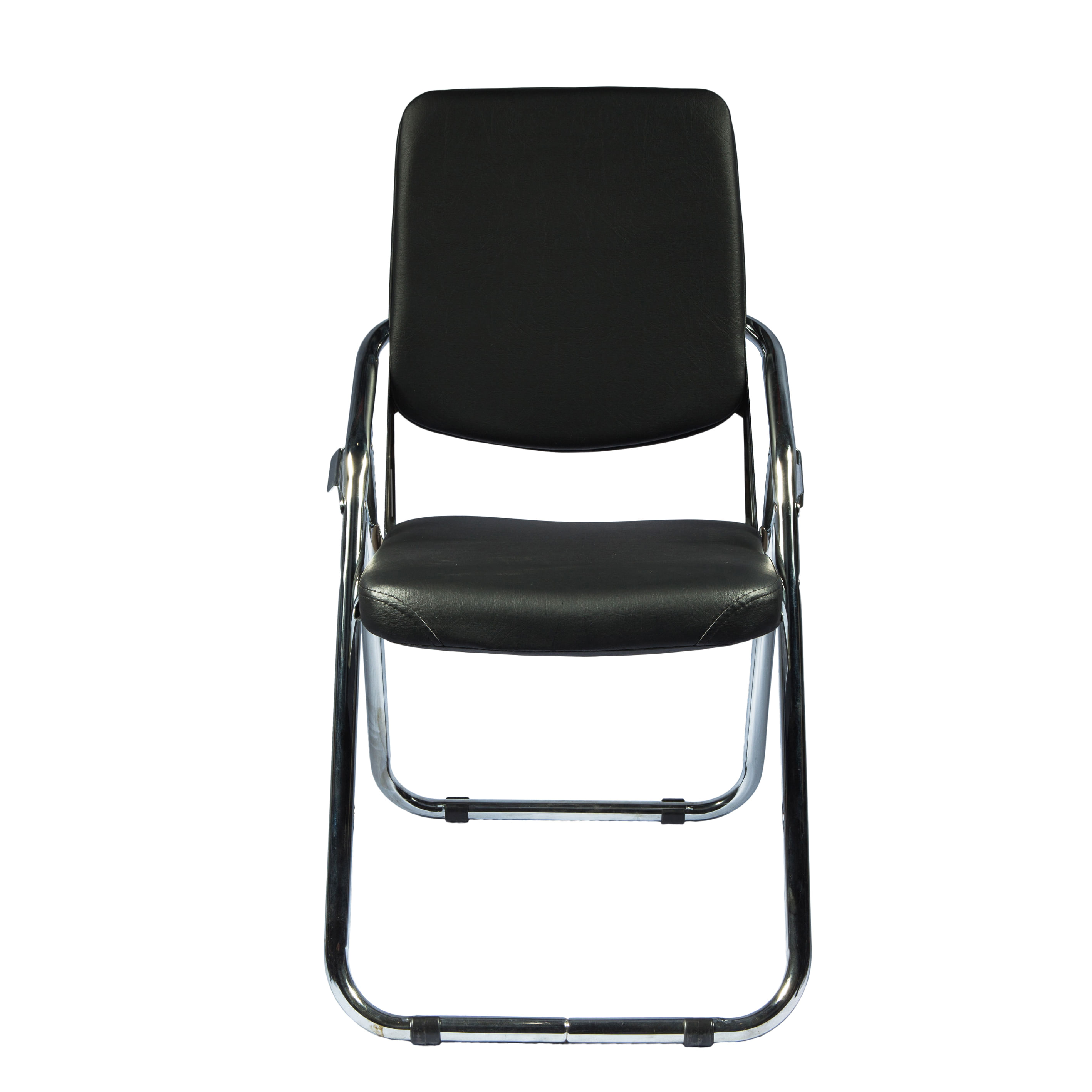 Scaun pliant Almeria, negru, 42x42x85 cm