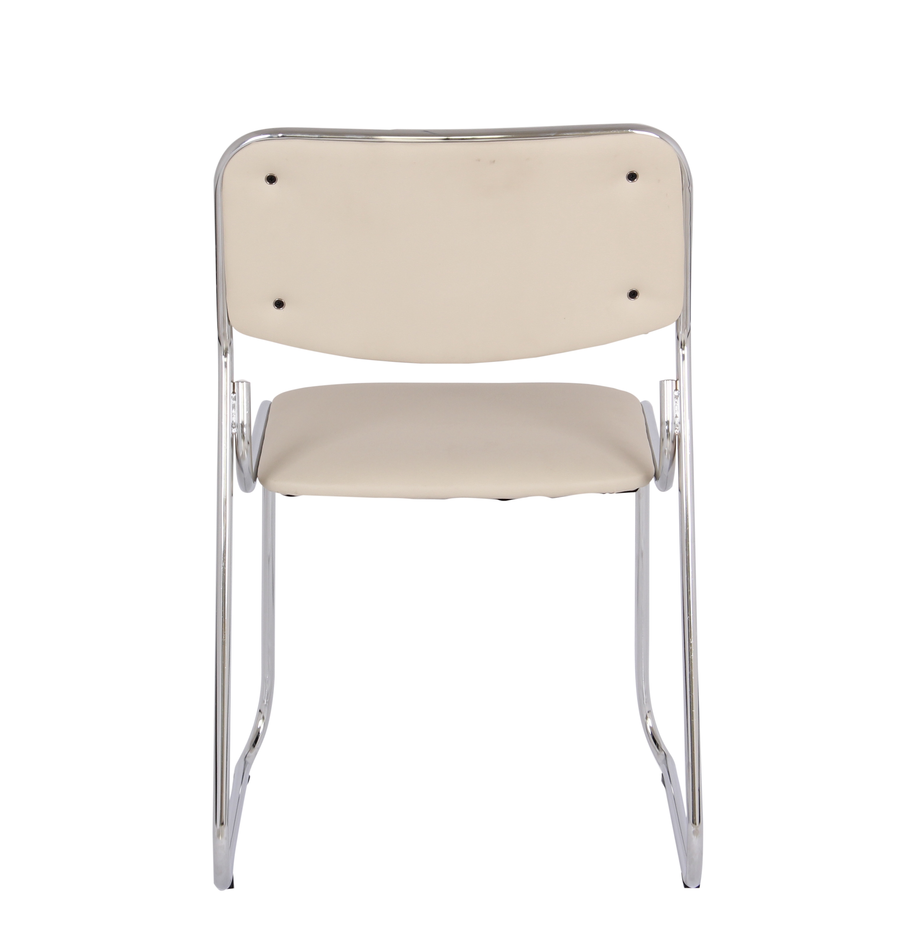 Scaun vizitator Eco, bej, 40x43x76 cm
