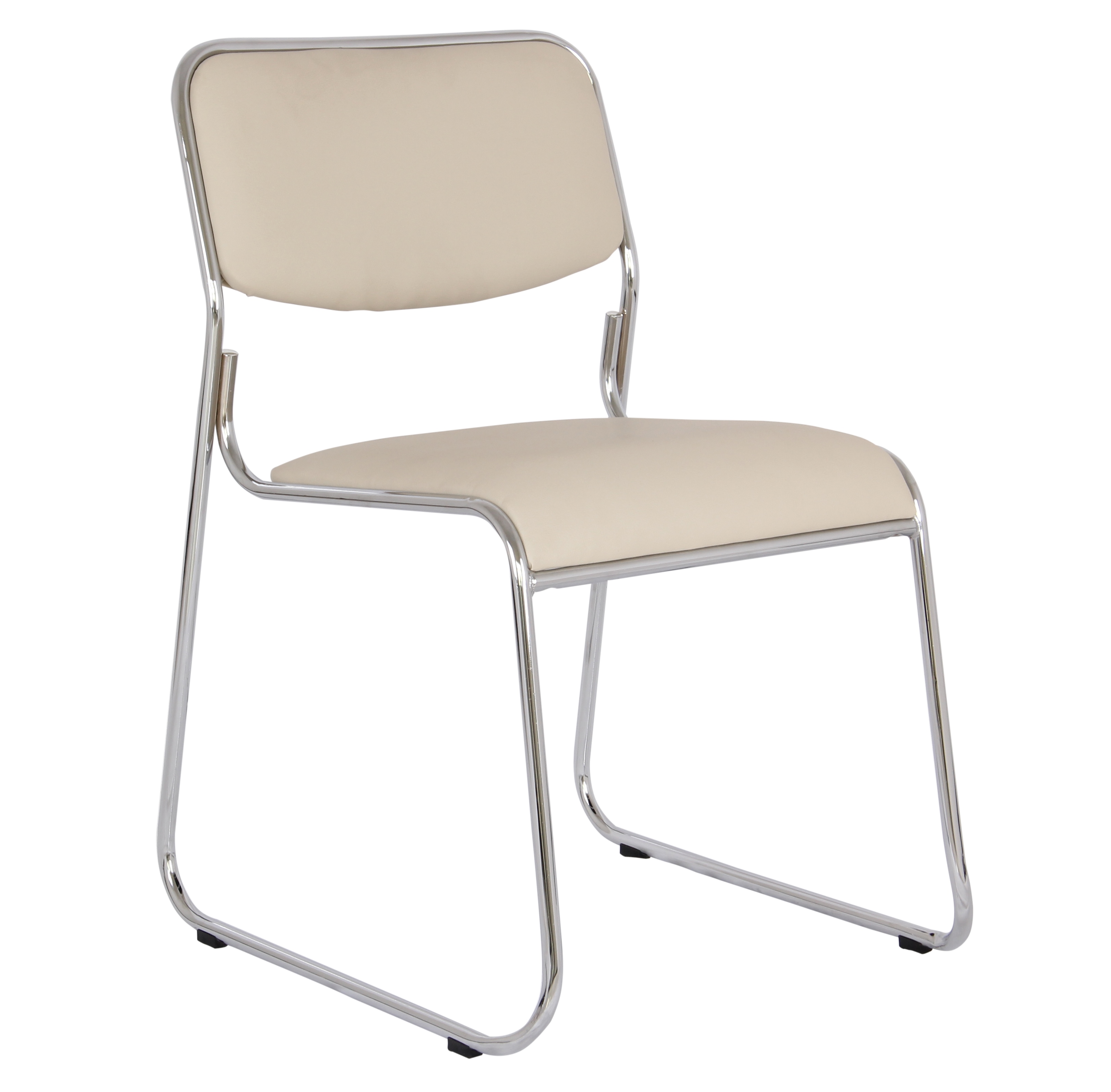 Scaun vizitator Eco, bej, 40x43x76 cm - 4 | YEO