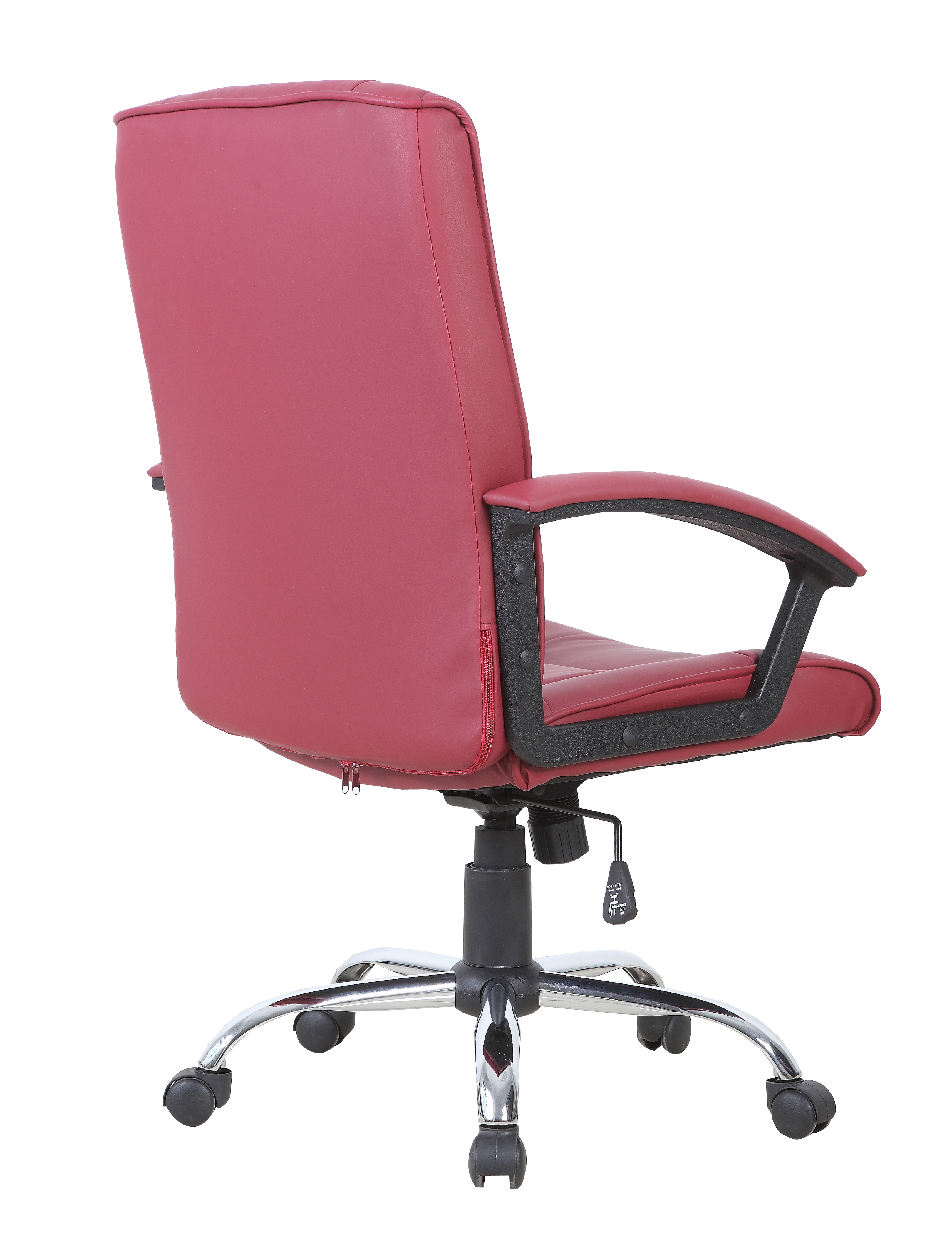 Scaun de birou directorial US02, bordo, 66x62x107-117 cm - 4 | YEO