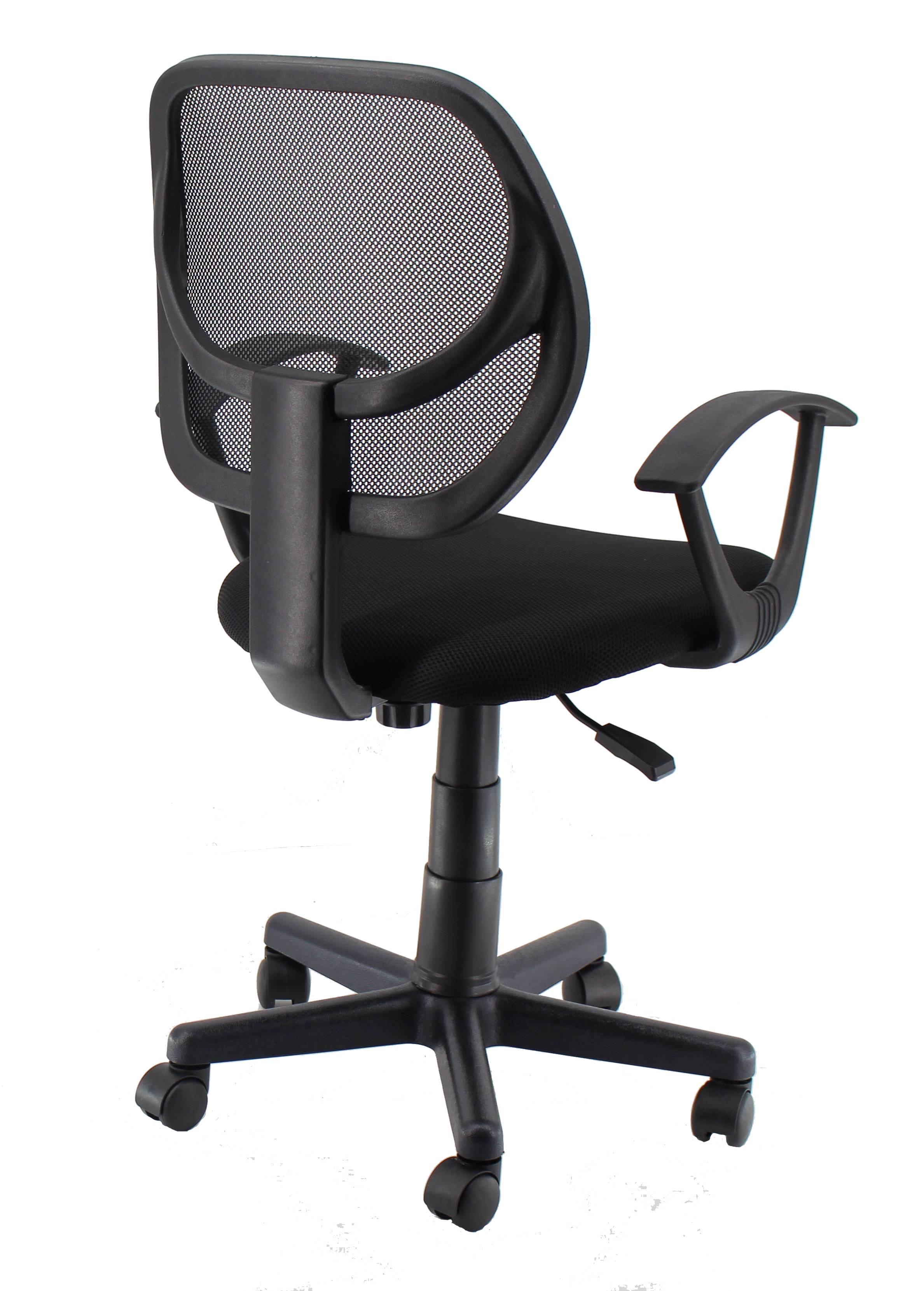 Scaun de birou US112, negru, 41.5x45.5x40-52 cm - 2 | YEO