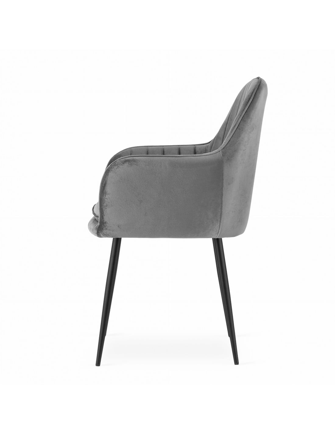 Scaun living Tida, gri, 58x56x86 cm