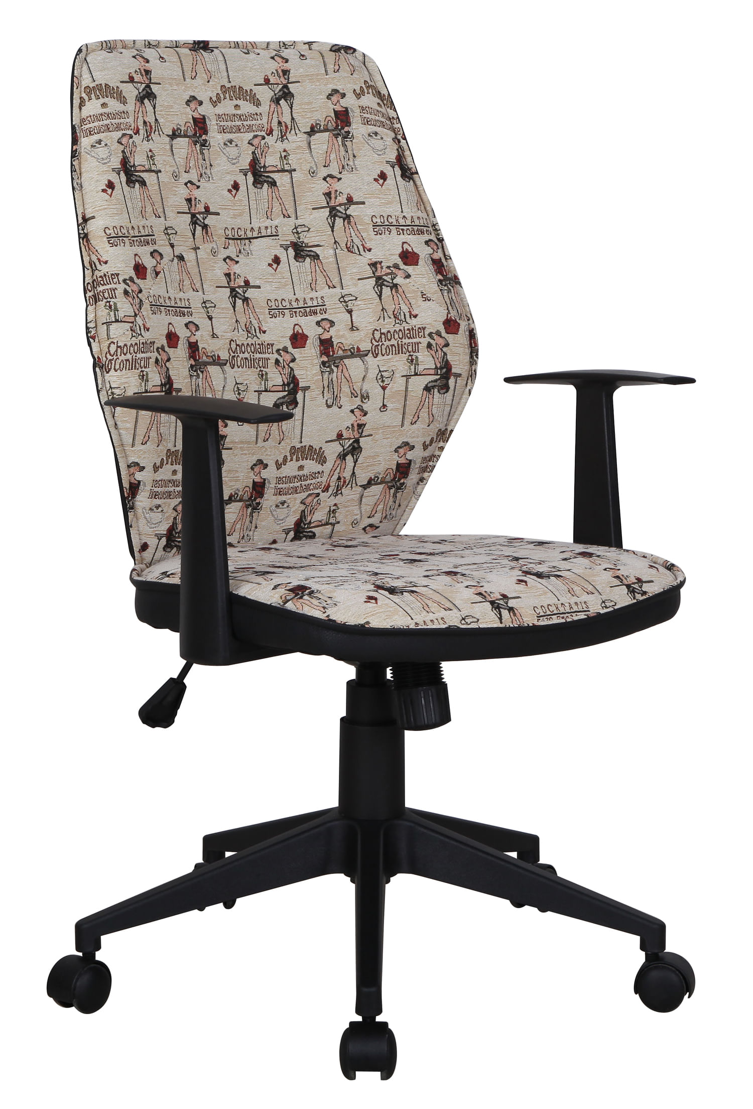 Scaun de birou directorial US97 Saga, multicolor, 58x60x100-110 cm