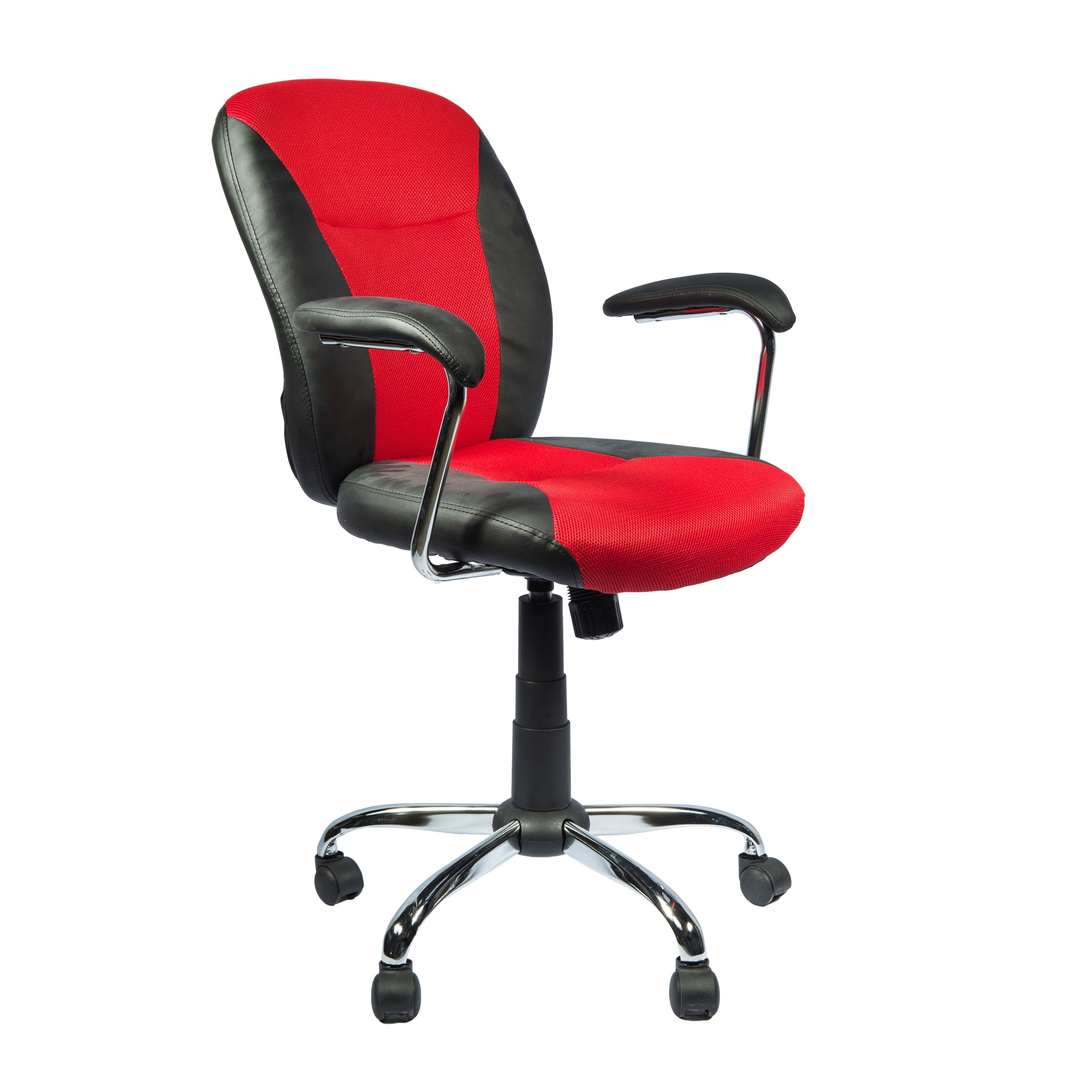 Scaun de birou directorial US45, rosu, 67x63x90-100 cm