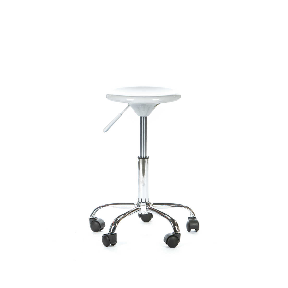 Scaun operator Benin, alb, 32x32x46-61 cm - 1 | YEO