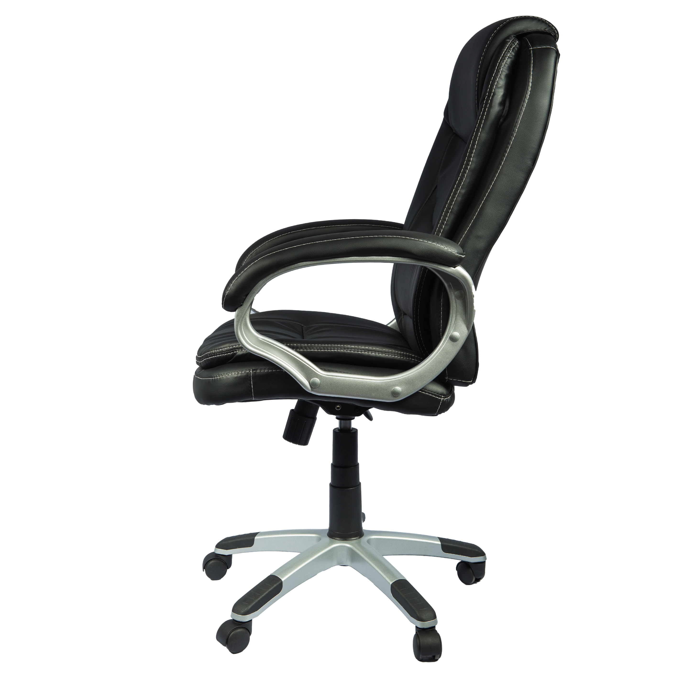 Scaun de birou directorial US27 Ascot, negru, 66x73x108-118 cm - 1 | YEO