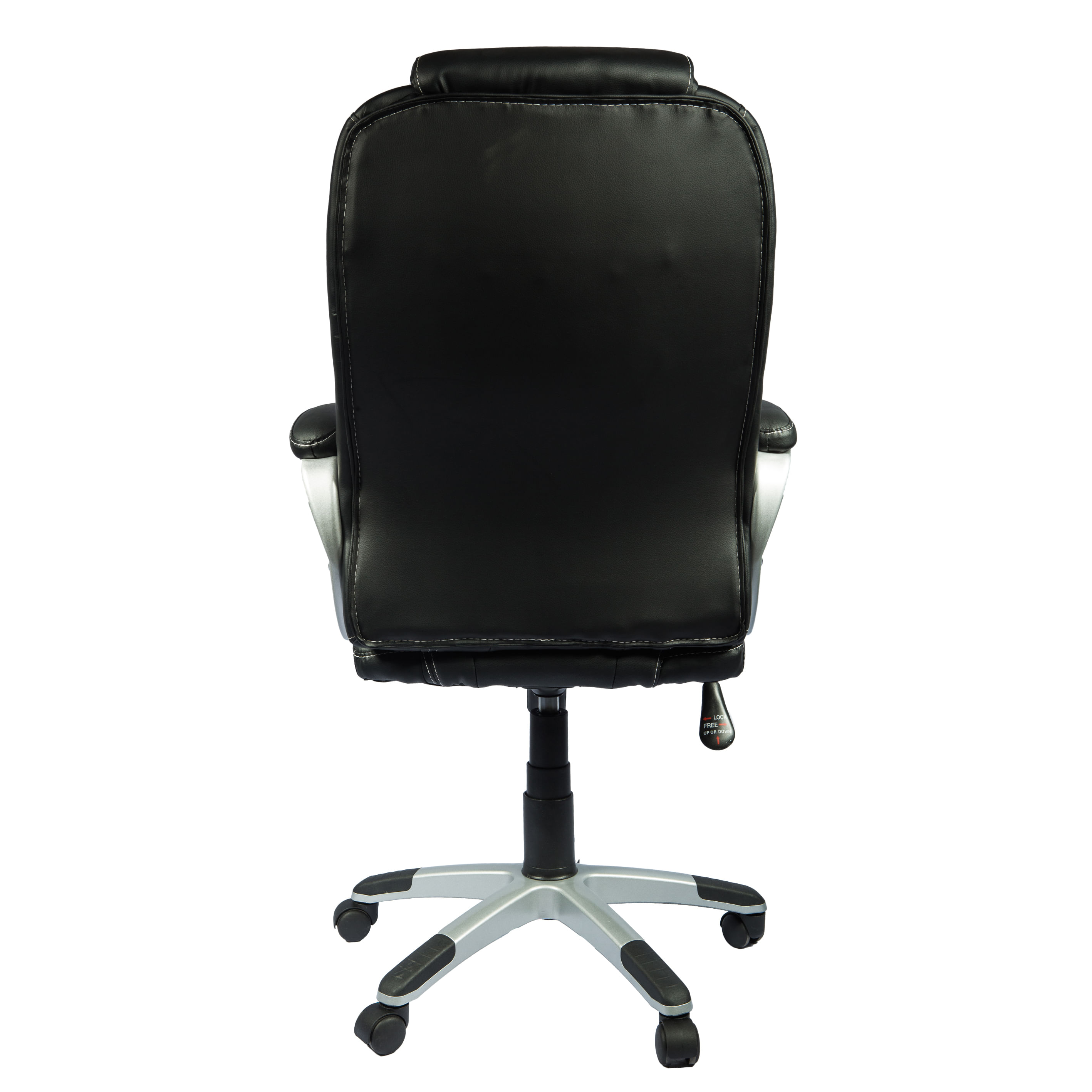 Scaun de birou directorial US27 Ascot, negru, 66x73x108-118 cm - 2 | YEO