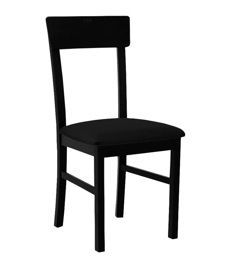 Scaun living/bucatarie Leonix 1, negru, 40x43x90 cm, UnicSpot