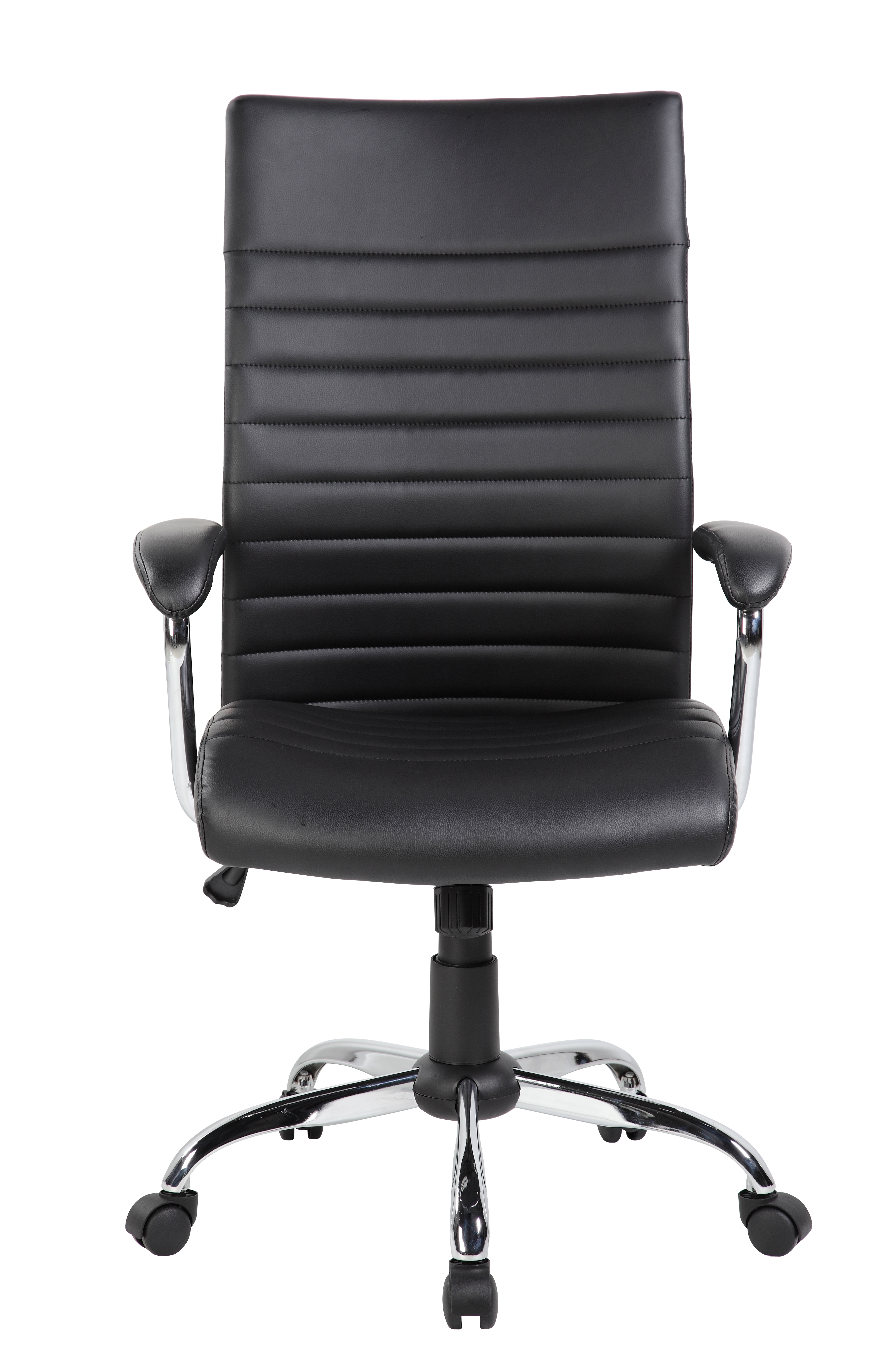 Scaun de birou directorial Davik, negru, 65x63x108-118 cm - 2 | YEO